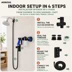MINOUL Dog Shower Premium